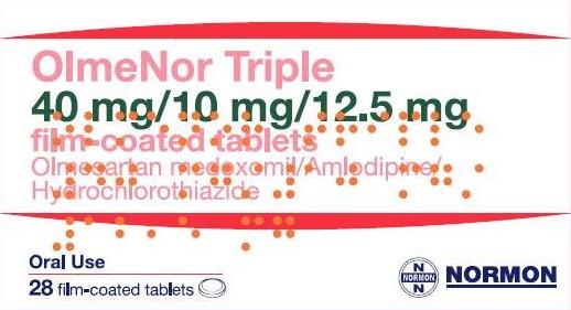 Olmenor Triple 40/10/12.5mg